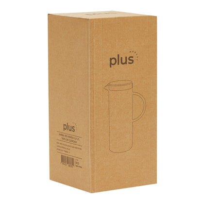 Jarra vidrio c/tapa corcho 1,5 L