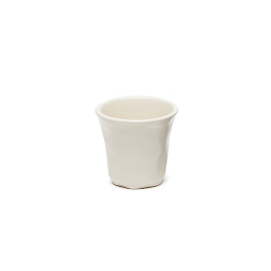 Taza expresso cerámica blanco