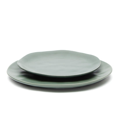 Plato cerámica verde 26 cm