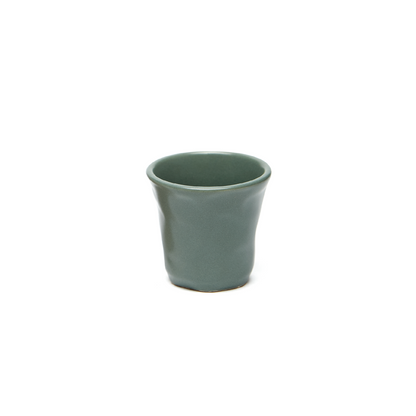 Taza expresso cerámica verde