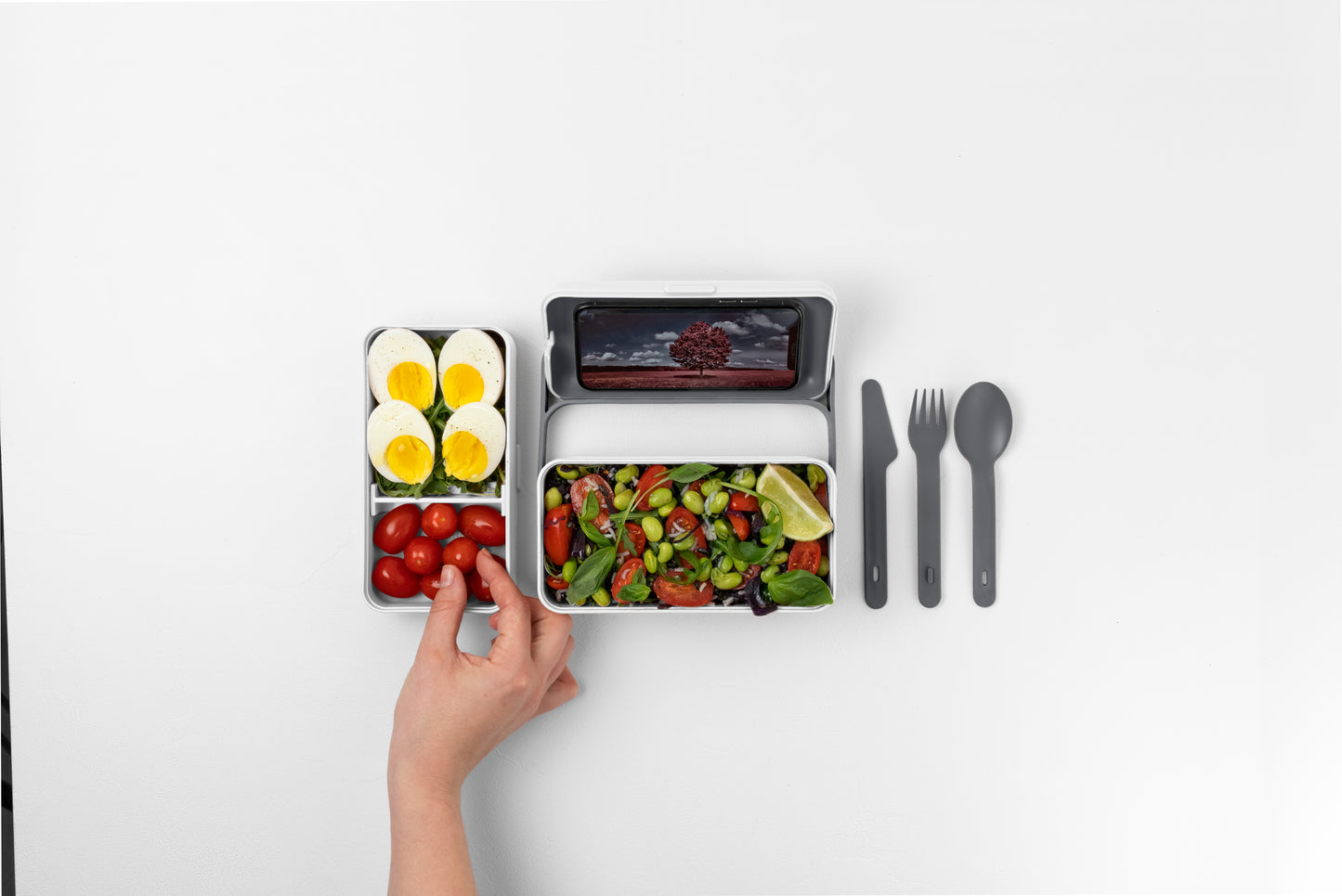 Bauletto Lunchbox M blanco