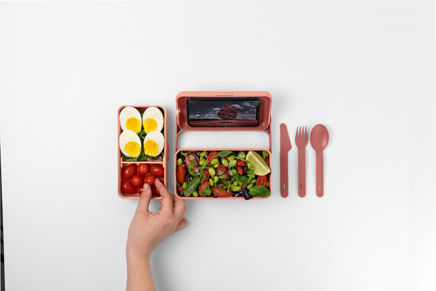Bauletto Lunchbox M salmon