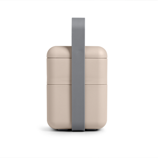 Bauletto Lunchbox M moka gris