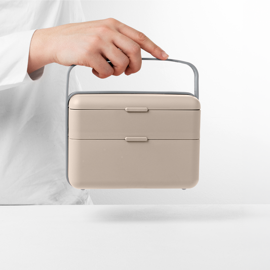 Bauletto Lunchbox M moka gris