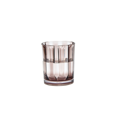 Set x4 Vasos Acrílico Stoll Gris 430 cc | Reutilizables y Resistentes
