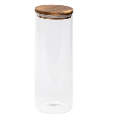 Frasco tapa Acacia 1700 ml D10x27cm