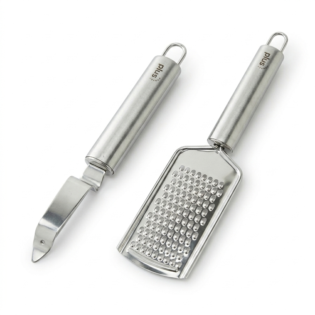 Pelapapas premium + Rallador premium (Acero)