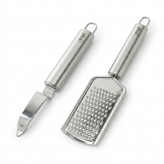 Pelapapas premium + Rallador premium (Acero)