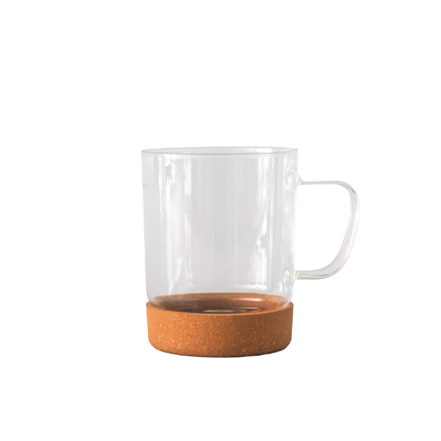 Mug vidrio cork 450ml