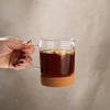 Mug vidrio cork 450ml