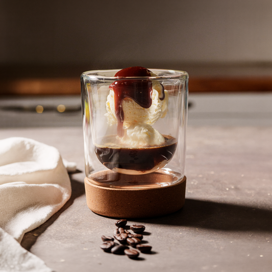 Vaso doble vidrio cork 350ml