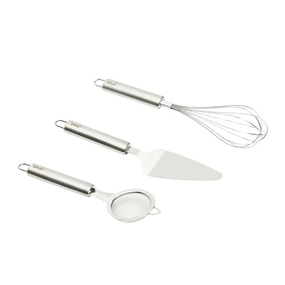 Set x3 Utensilios Premium de Acero Inoxidable